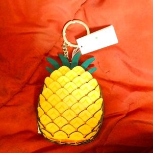Kate Spade Pineapple Keychain